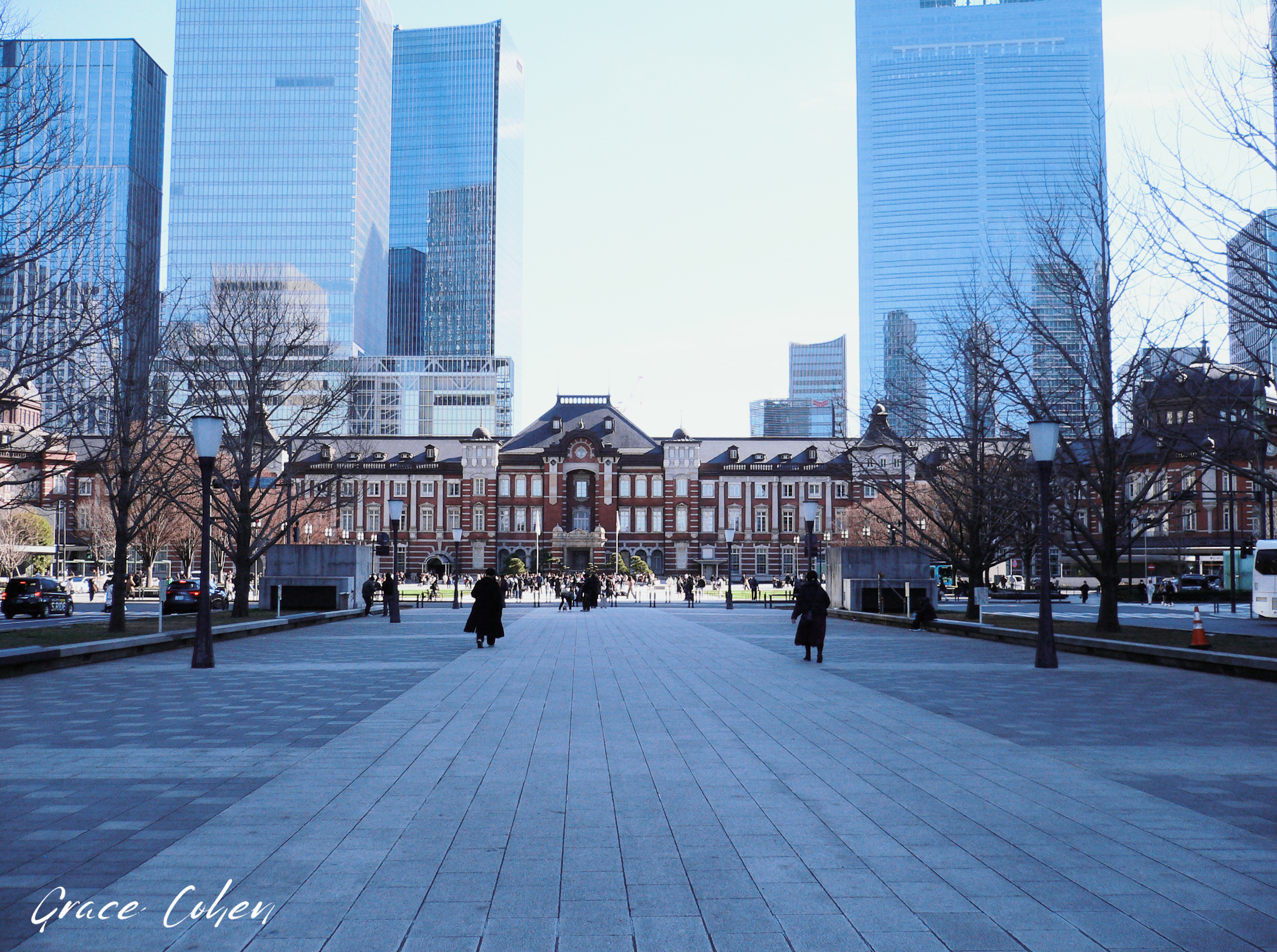 Tokyo Station on New Year's Day
